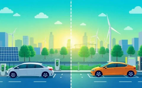 What role does grid decarbonization play in reducing emissions from EV batteries