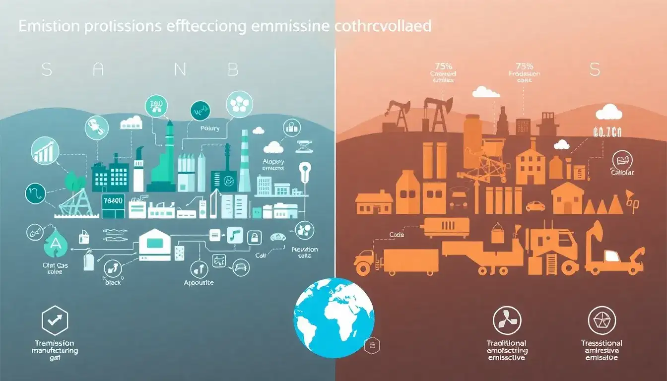 How do the emissions from EV battery production compare to those from other industries