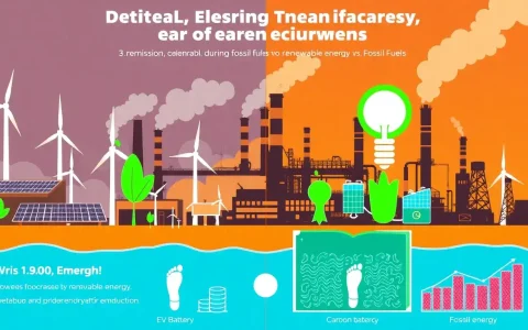 How do renewable energy sources impact the emissions of EV battery production