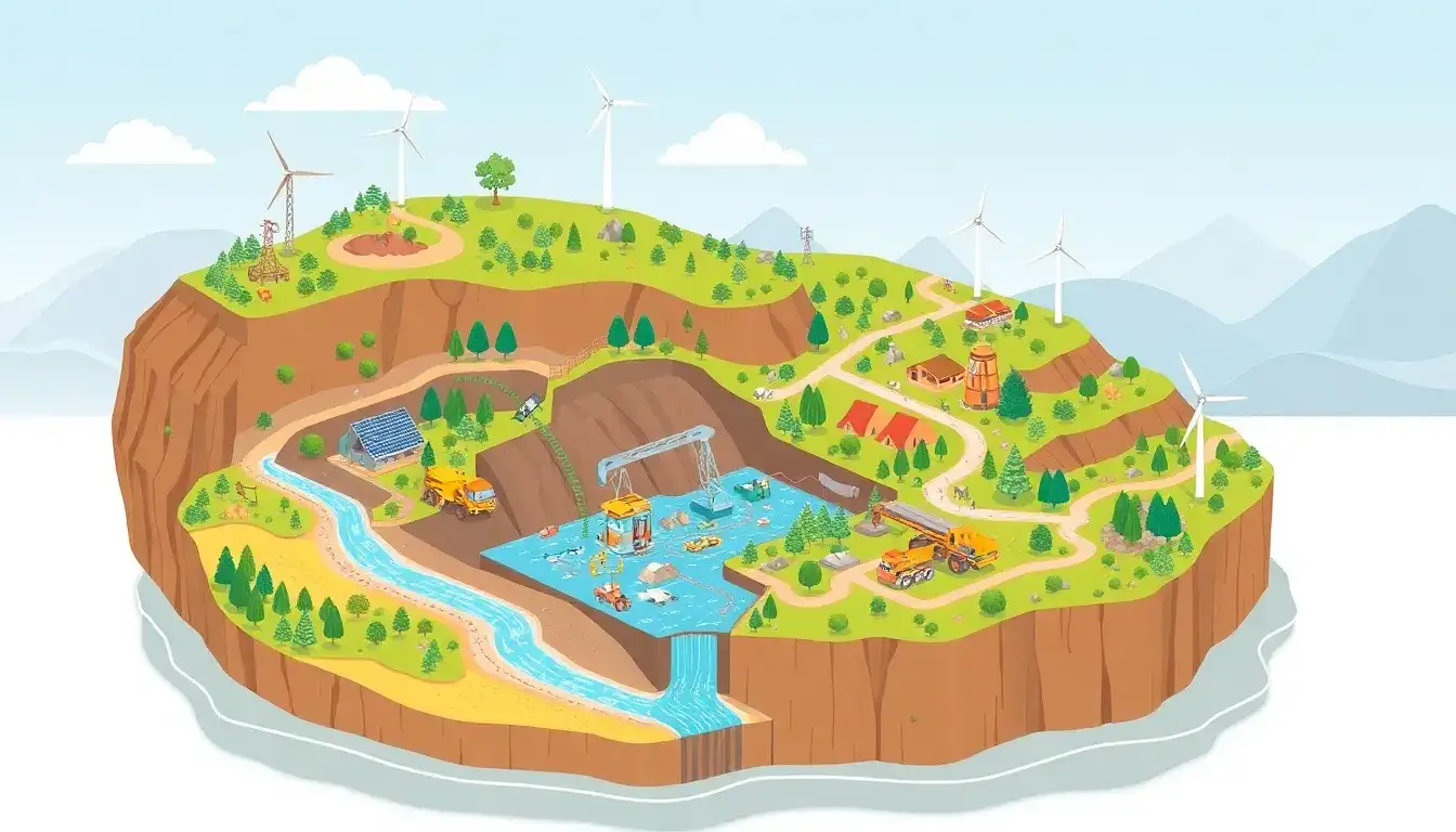 What are the most effective methods to mitigate the environmental damage caused by lithium mining