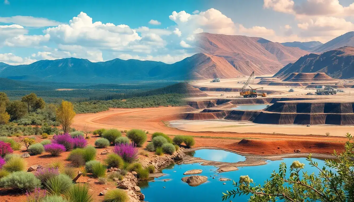 How does lithium mining affect local biodiversity