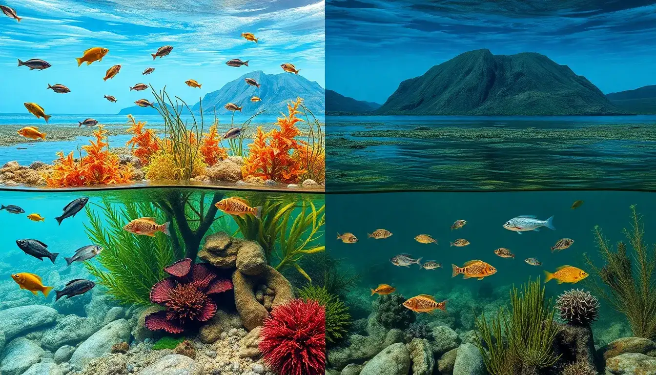 How does water pollution from nickel mines affect aquatic life