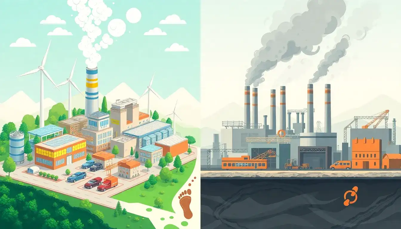 How does the carbon footprint of EV battery production compare to traditional gasoline cars
