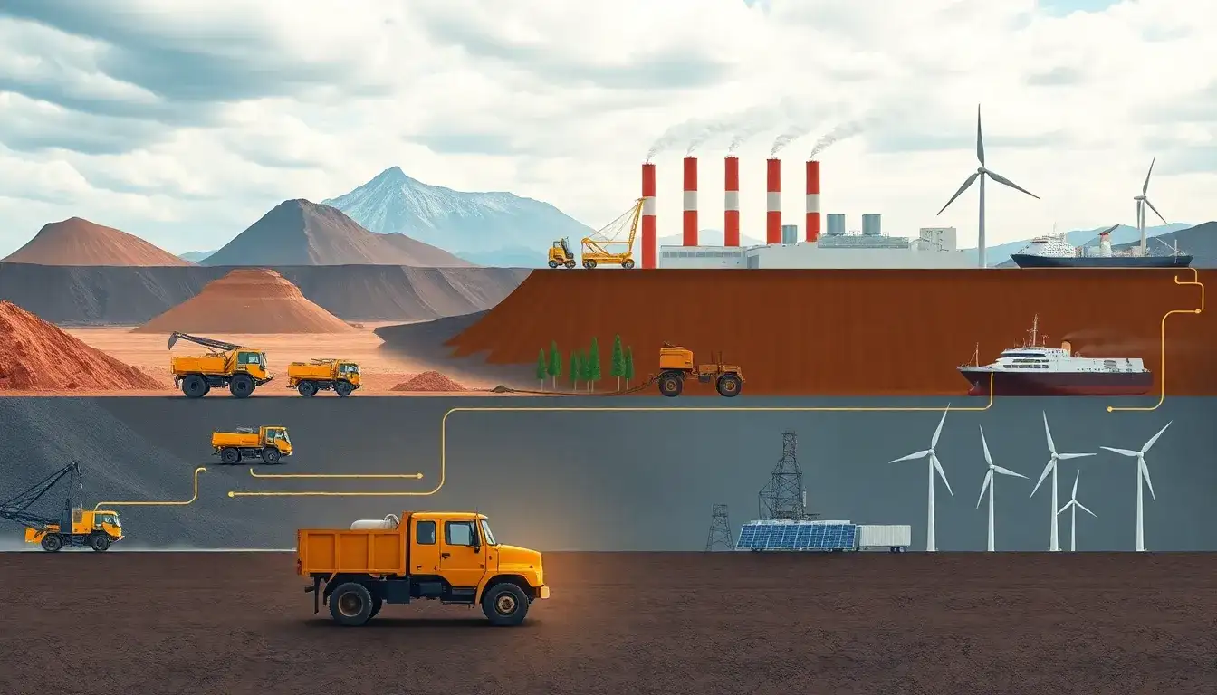 What are the main factors contributing to the high carbon footprint of EV battery production