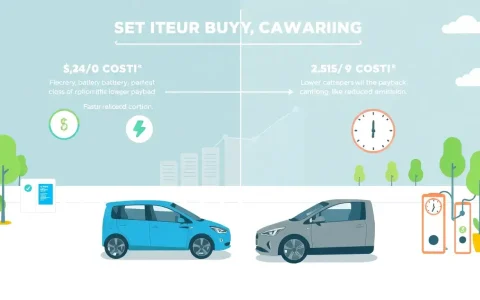 How do battery costs influence the payback period for EVs