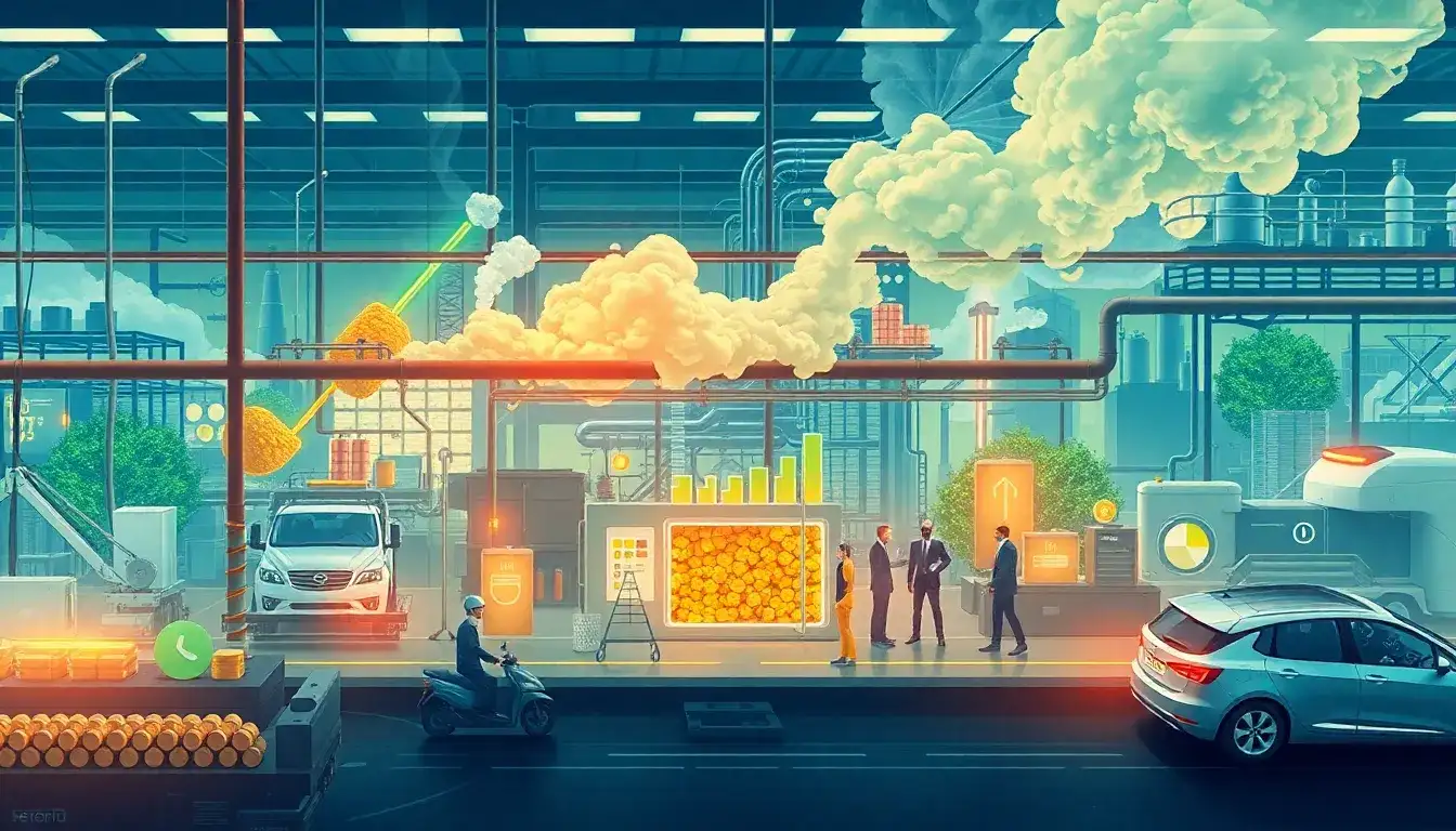 What role does battery production play in the overall emissions of EVs