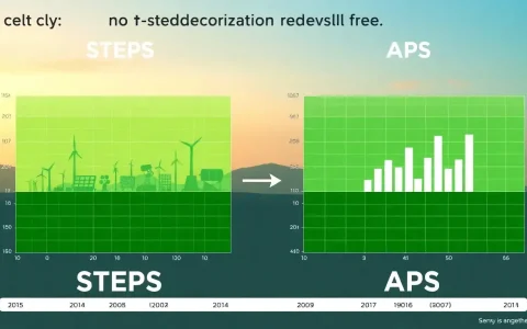 How do grid decarbonization rates differ between the STEPS and APS