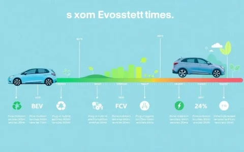 Are there significant differences in emissions offset times between different types of EVs