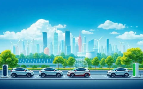 How does the decarbonization of the electrical grid impact the emissions offset times of EVs