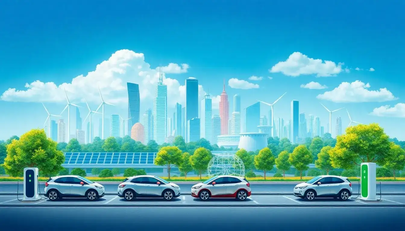 How does the decarbonization of the electrical grid impact the emissions offset times of EVs