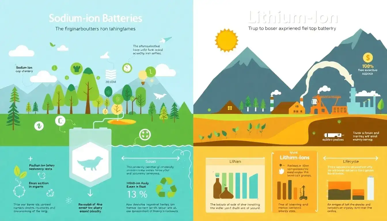Are there any significant environmental benefits to using sodium-ion batteries over lithium-ion batteries
