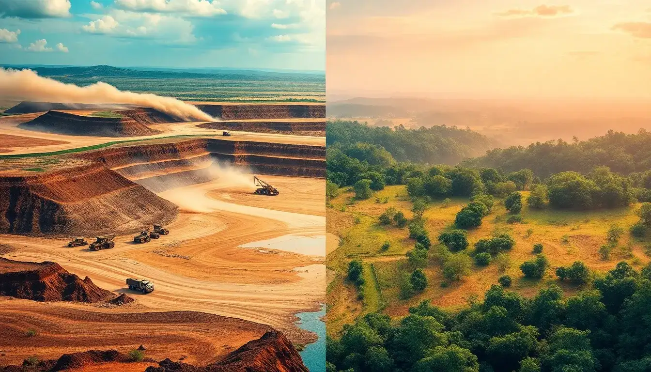 How does the extraction of materials like lithium and cobalt impact the environment