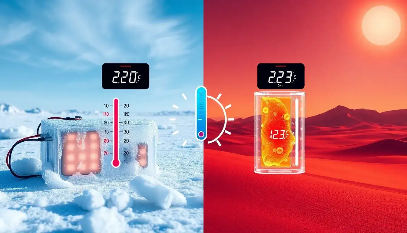 How do sodium-ion batteries perform in extreme temperatures compared to lithium-ion batteries