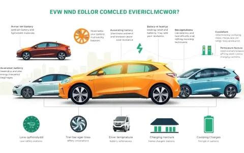 What are the main factors influencing the energy efficiency of EVs