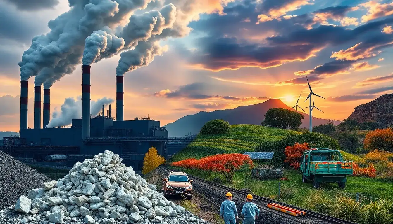 What are the environmental impacts of EV manufacturing processes