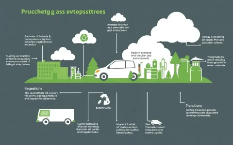 What are the main sources of greenhouse gas emissions in EV manufacturing