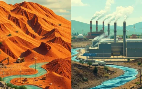 How does the extraction and processing of raw materials for EVs affect the environment