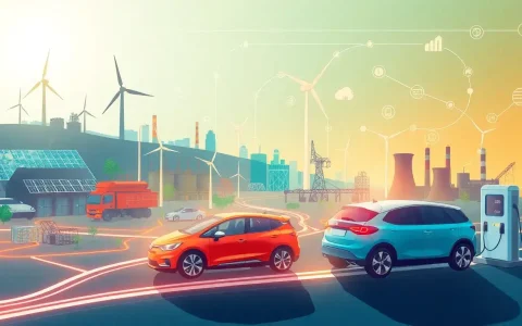 What role does the grid mix play in determining the carbon footprint of EVs