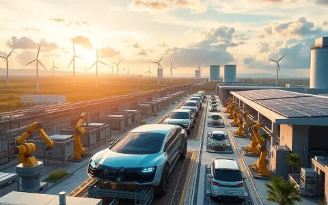 How does the energy consumption in EV manufacturing facilities contribute to greenhouse gas emissions