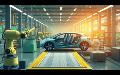 What role does AI play in reducing waste in EV manufacturing