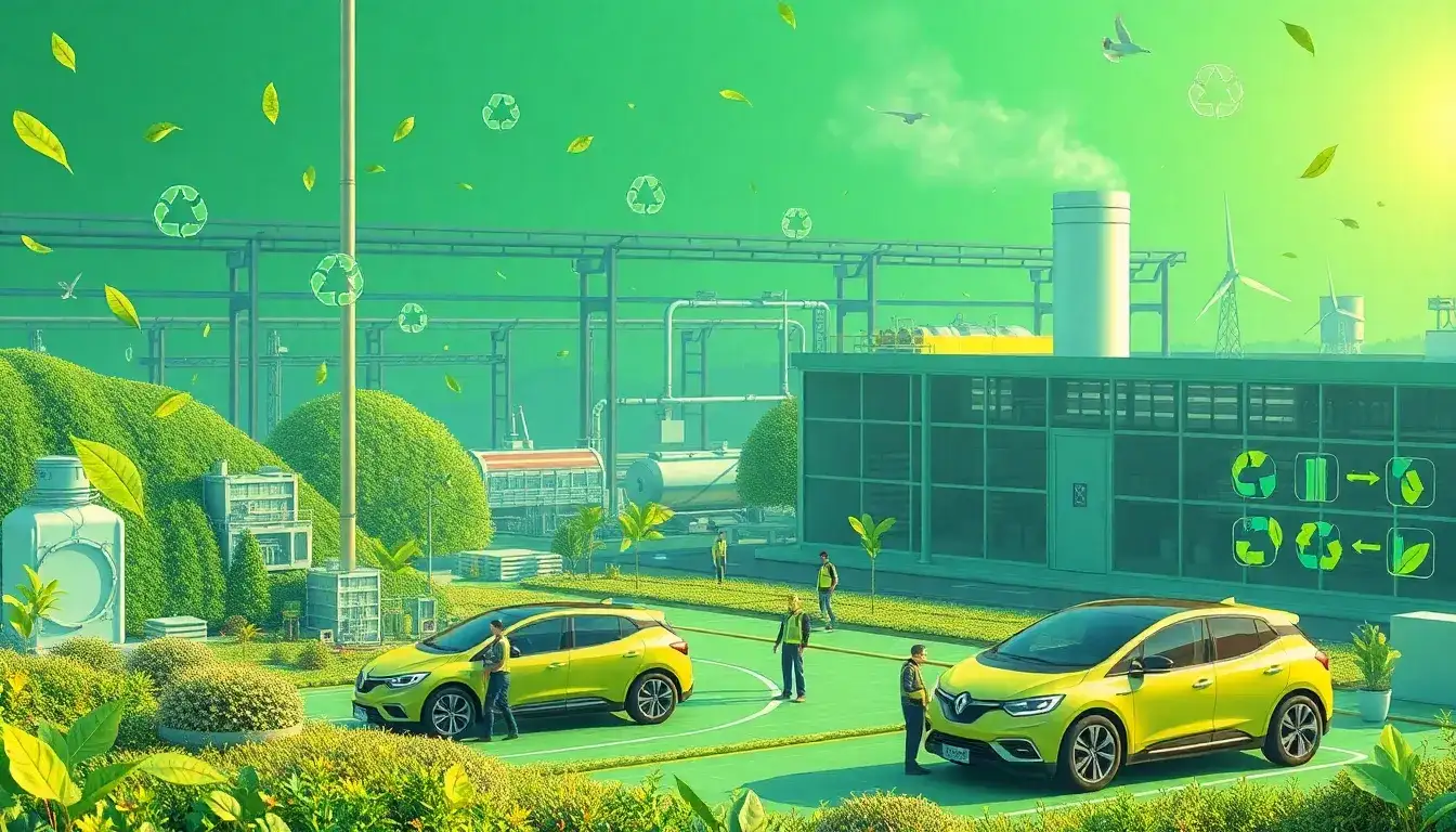 What are the benefits of adopting a circular economy in EV manufacturing