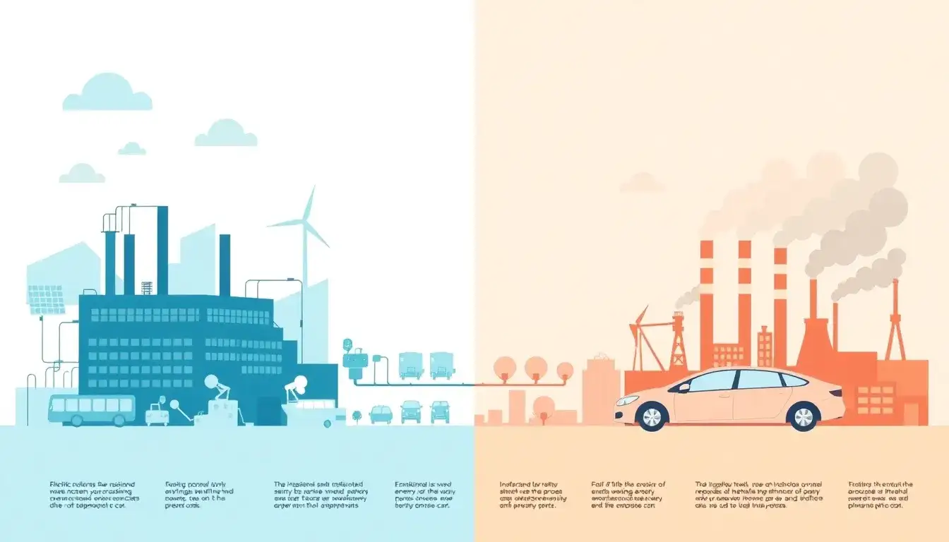 How do the emissions from EV manufacturing compare to those from traditional gasoline-powered cars over their lifetimes