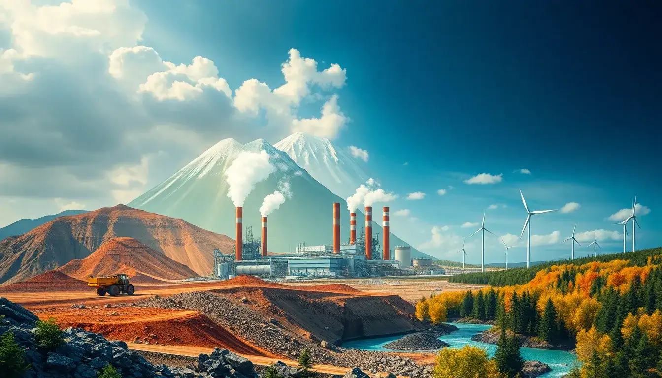 What role does the extraction and processing of raw materials play in the environmental footprint of EVs