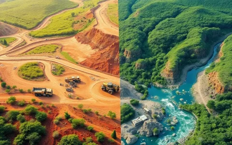 How does the extraction of rare earth metals for EVs affect local ecosystems
