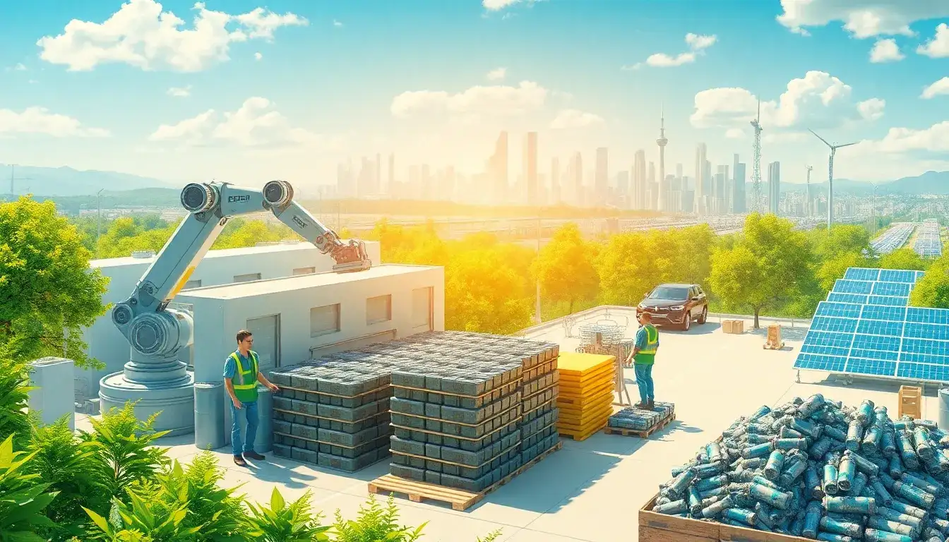 What are the benefits of recycling EV batteries for the environment