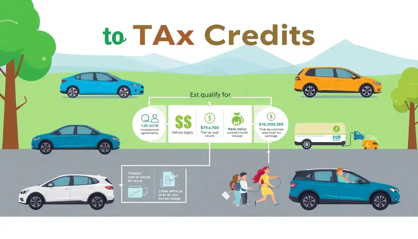 How do tax credits for electric vehicles work and what qualifications are needed