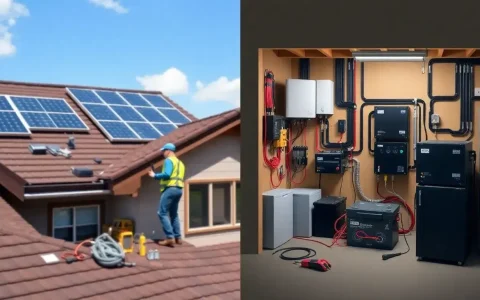 Are there any differences in the installation requirements for battery storage and solar panels