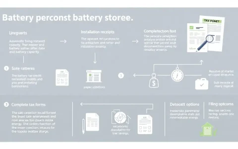 What is the process for claiming the tax credit for battery storage