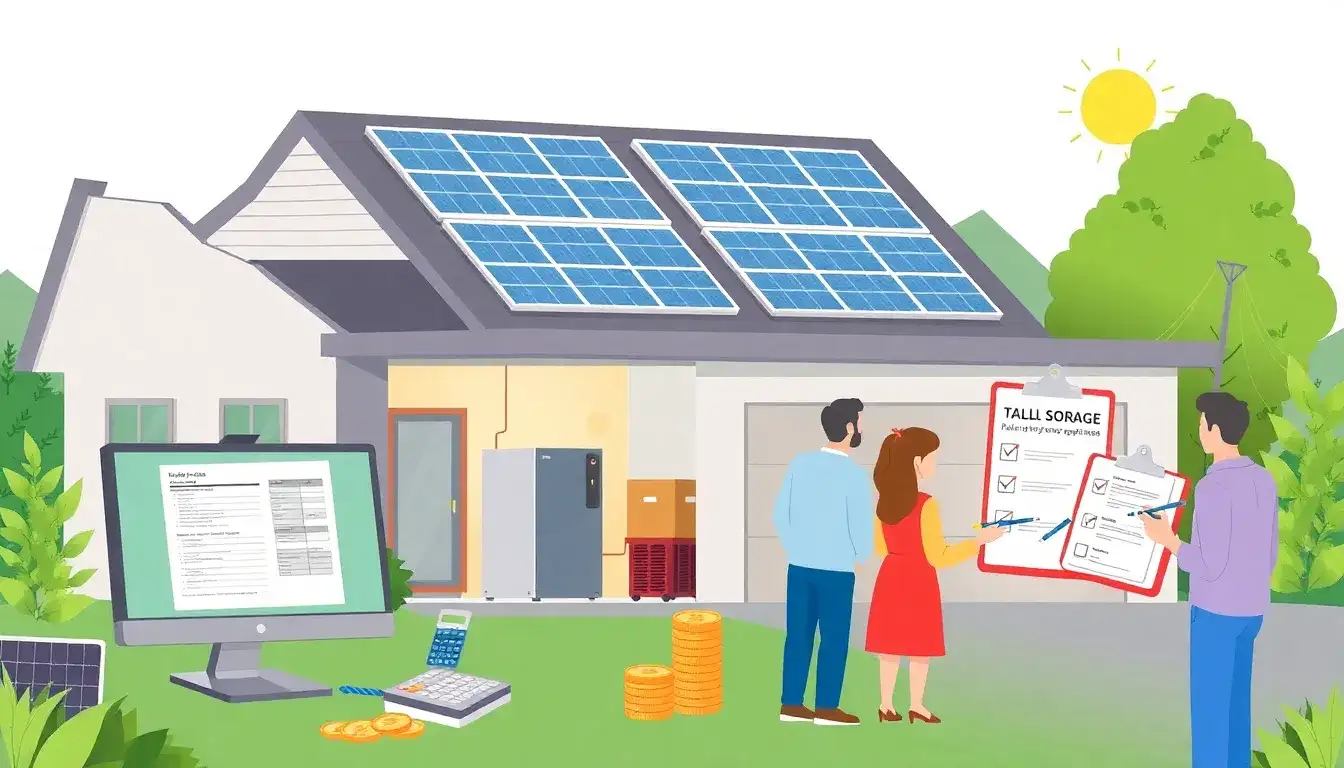 How do I claim the tax credit for battery storage