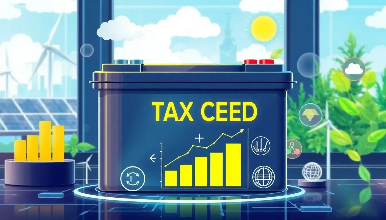 Are there any specific models of batteries that are highly recommended for the tax credit