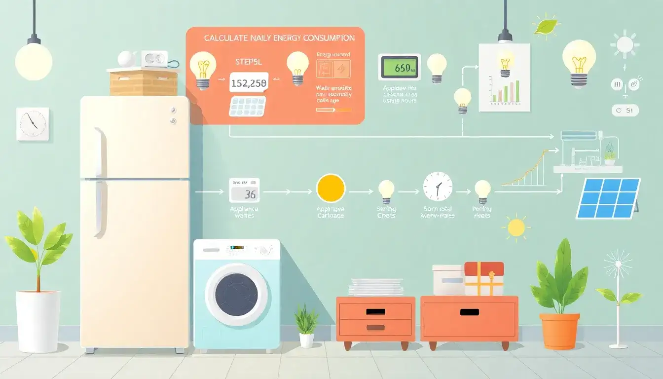 How do I calculate my daily energy consumption