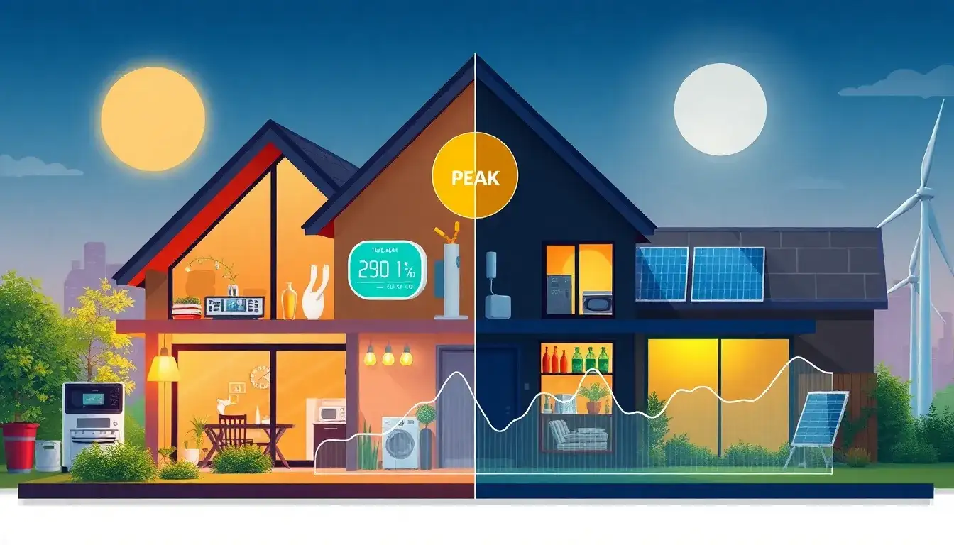 How can I determine the peak usage times for my energy needs