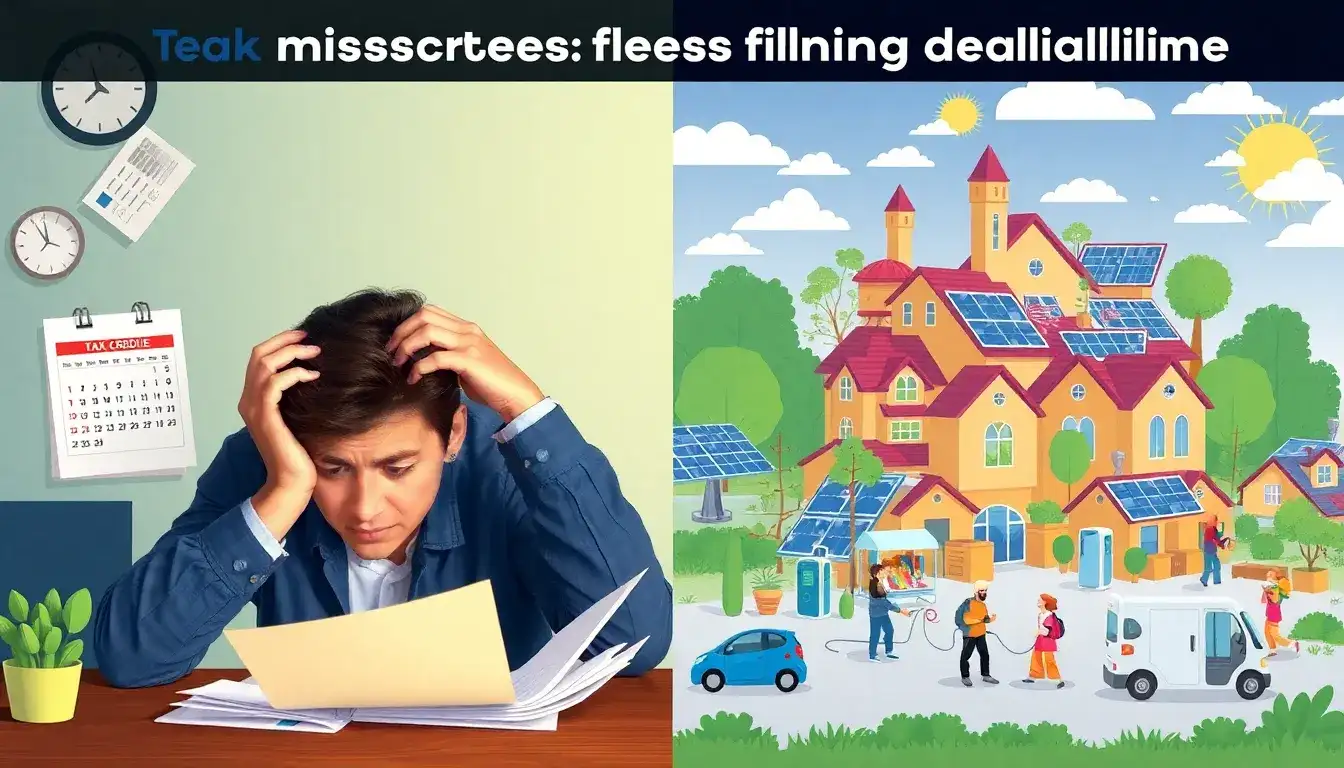 What happens if I miss the tax credit filing deadline for my battery storage system