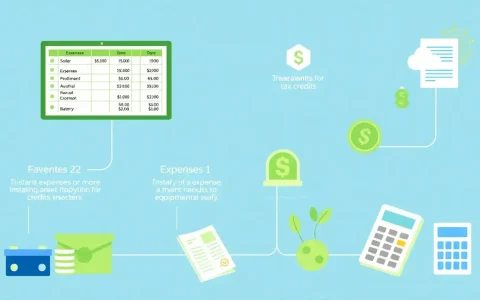 How do I document my expenses for the battery storage system to claim the tax credit