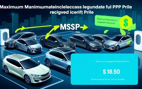 What is the maximum MSRP for vehicles to qualify for the tax credit