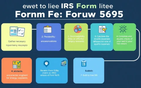 What are the main steps to complete Form 5695
