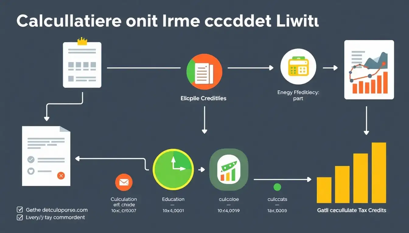 How do I calculate the credit limit for multiple tax credits