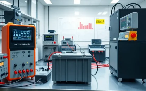 What are the key components to verify during a battery capacity test