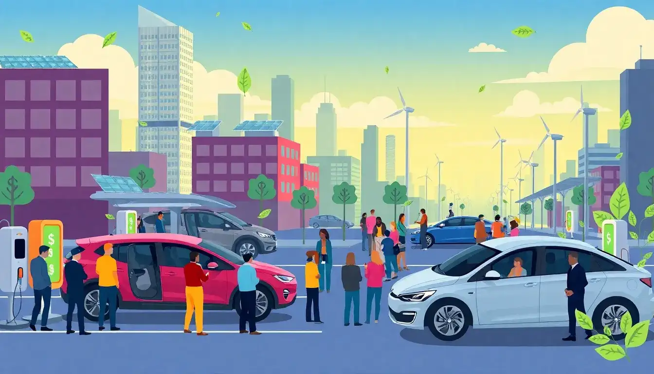 Are there any states that offer both federal and state tax credits for electric vehicles