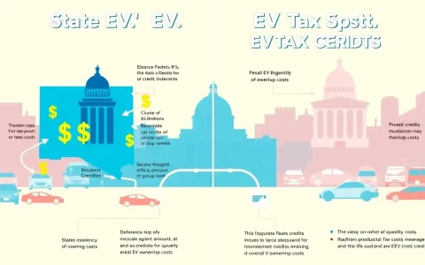 How do state EV tax credits differ from federal EV tax credits