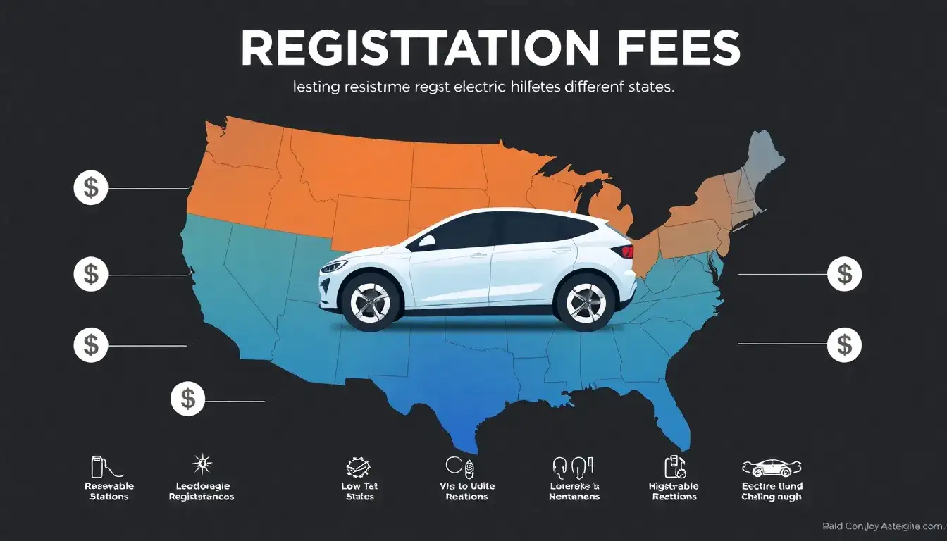 Are there any states that impose higher registration fees on electric vehicles