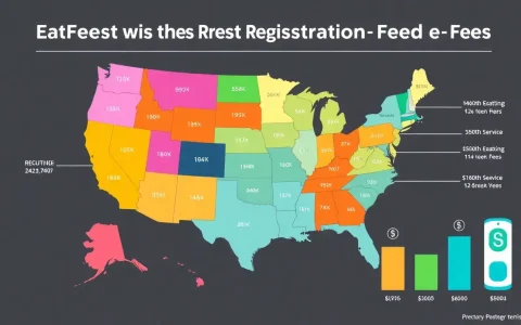 Which states have the highest registration fees for electric vehicles