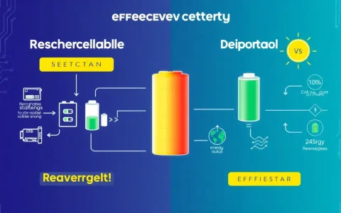How do rechargeable batteries compare to disposable ones in terms of efficiency