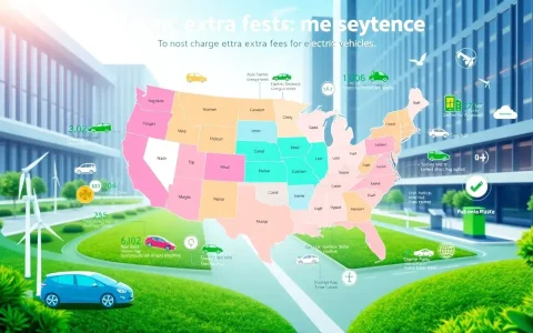 Are there any states that do not charge extra fees for electric vehicles