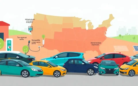 What are the reasons behind the higher registration fees for electric vehicles in some states