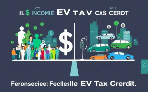 What are the income limits for the federal EV tax credit